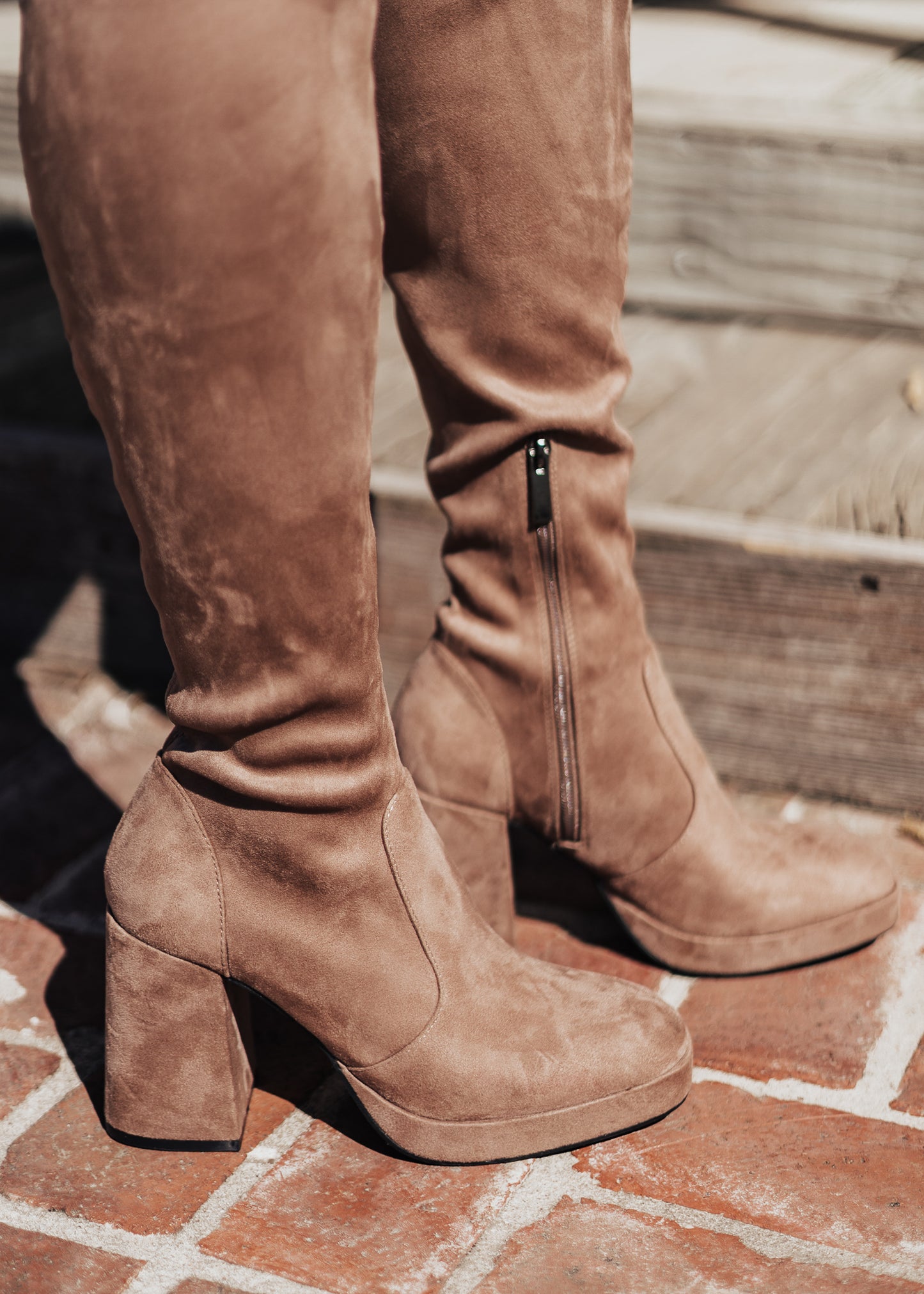SIZE 6, 6.5, 7.5, 8, 9, 10: Shu Shop ZENDAYA (6-10) *TAUPE SUEDE