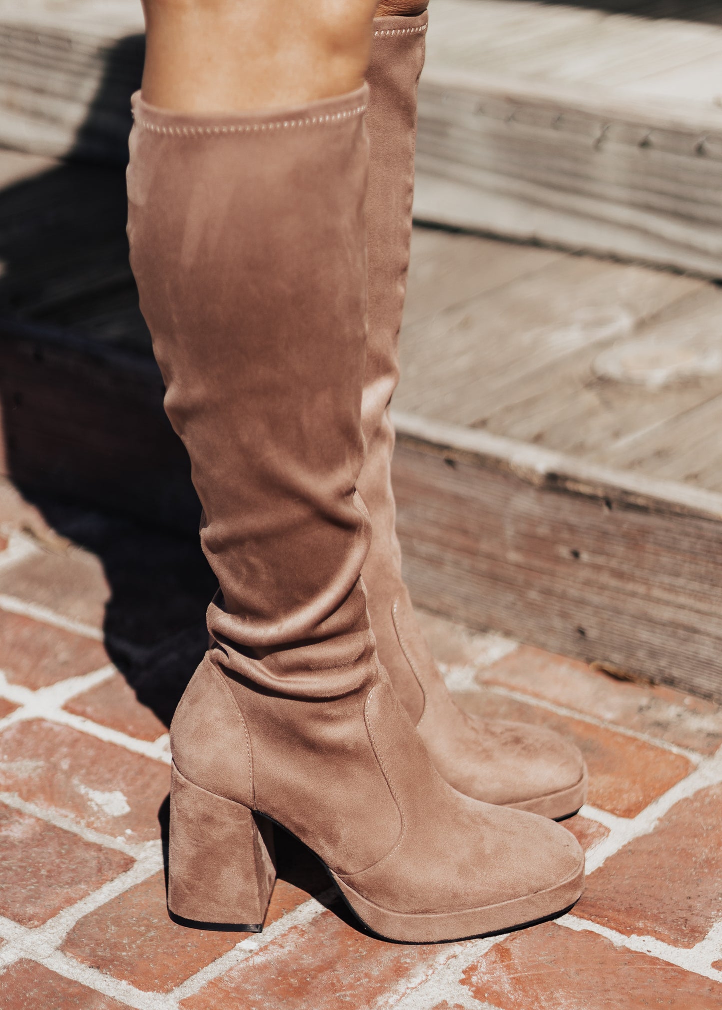 SIZE 6, 6.5, 7.5, 8, 9, 10: Shu Shop ZENDAYA (6-10) *TAUPE SUEDE