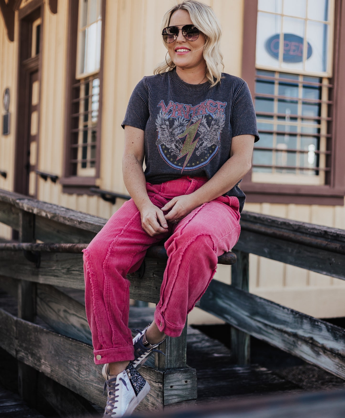 Pol Corduroy Pants *PINK