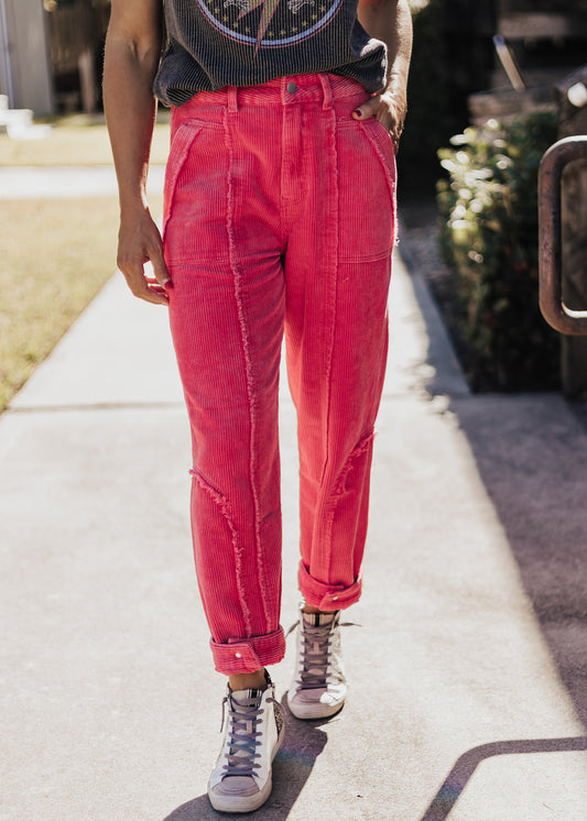 Pol Corduroy Pants *PINK