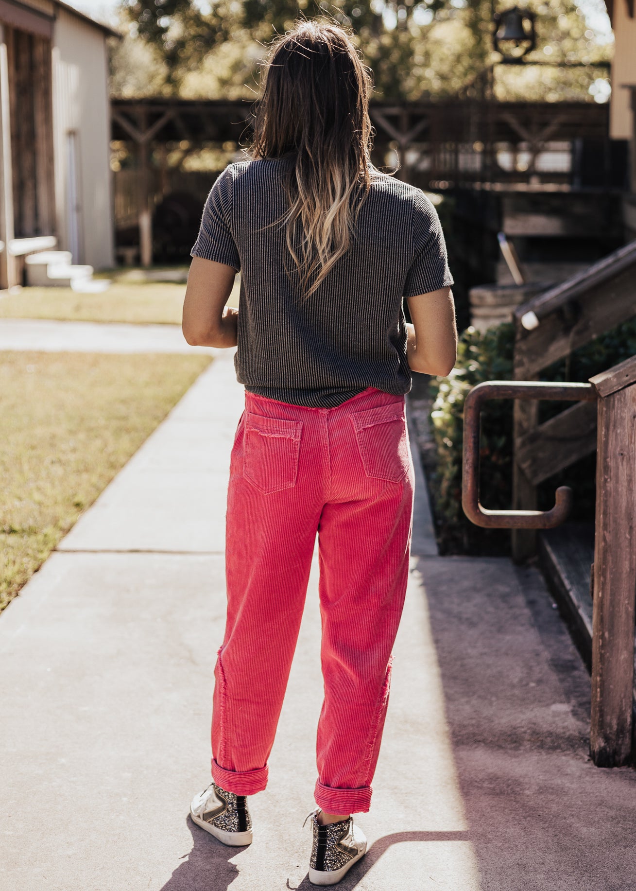 Pol Corduroy Pants *PINK