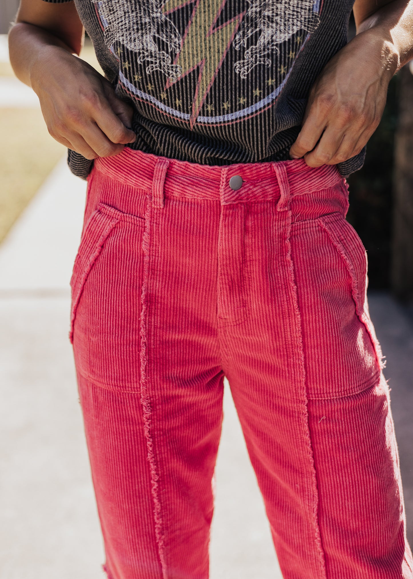 Pol Corduroy Pants *PINK