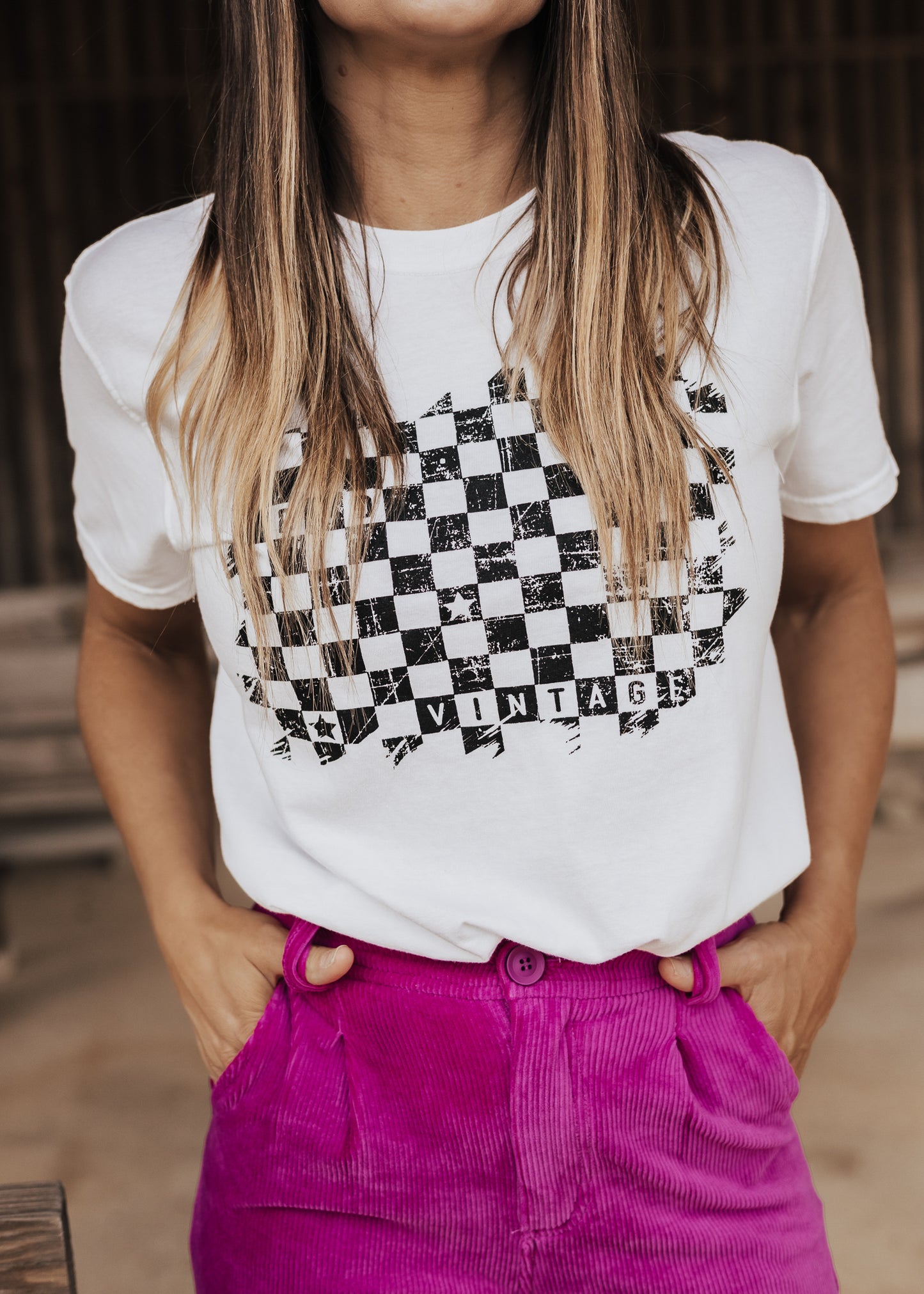 Rad Vintage Tee *White (S-2X)