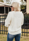 SMALL: Bailey Sweater Blouse *IVORY