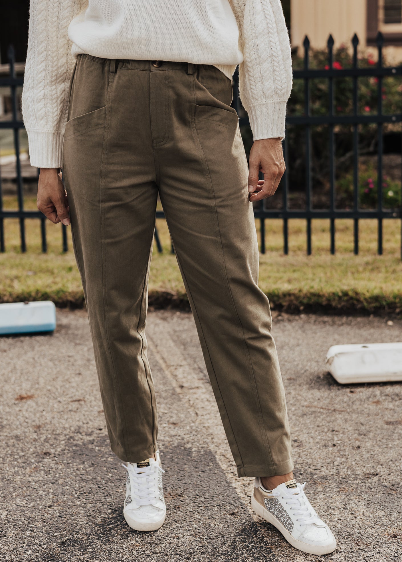 SMALL: Marsha Pants *OLIVE