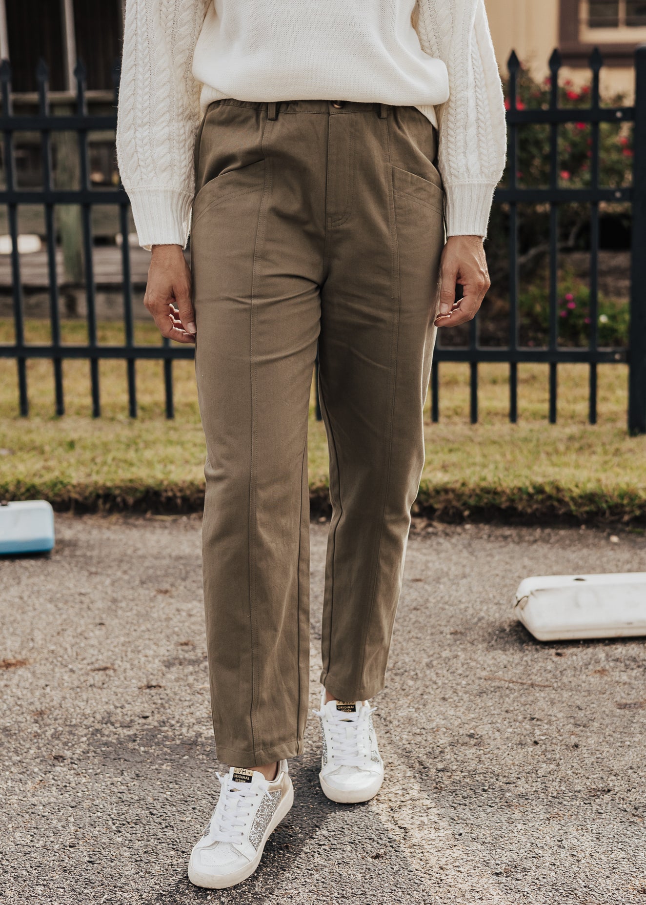 SMALL: Marsha Pants *OLIVE