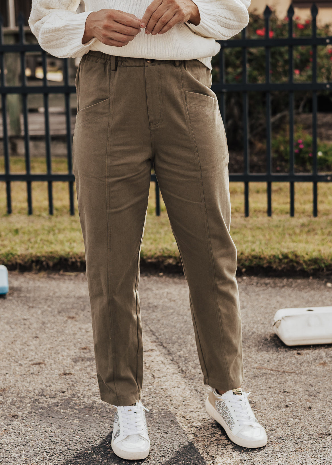 SMALL: Marsha Pants *OLIVE