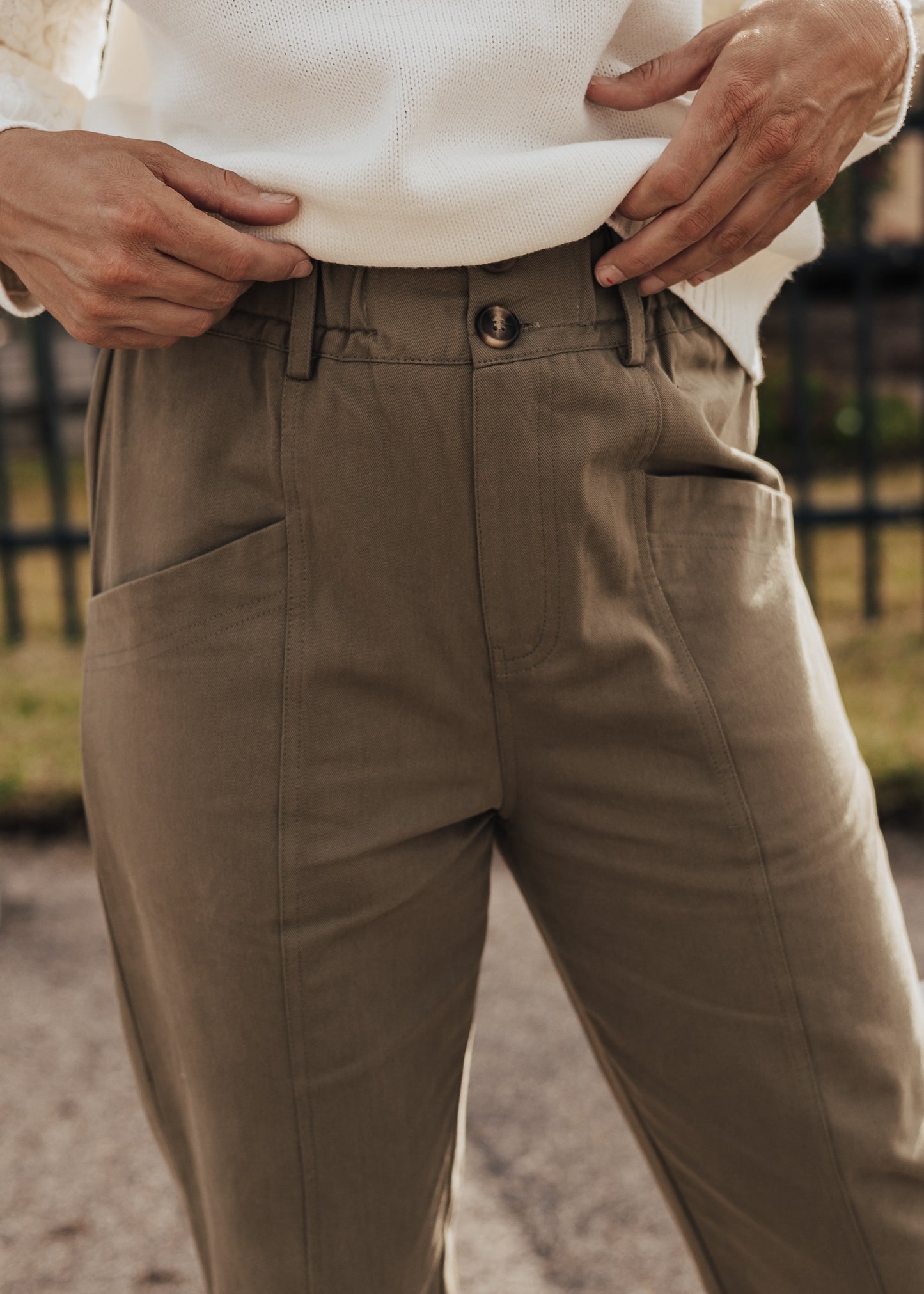 SMALL: Marsha Pants *OLIVE