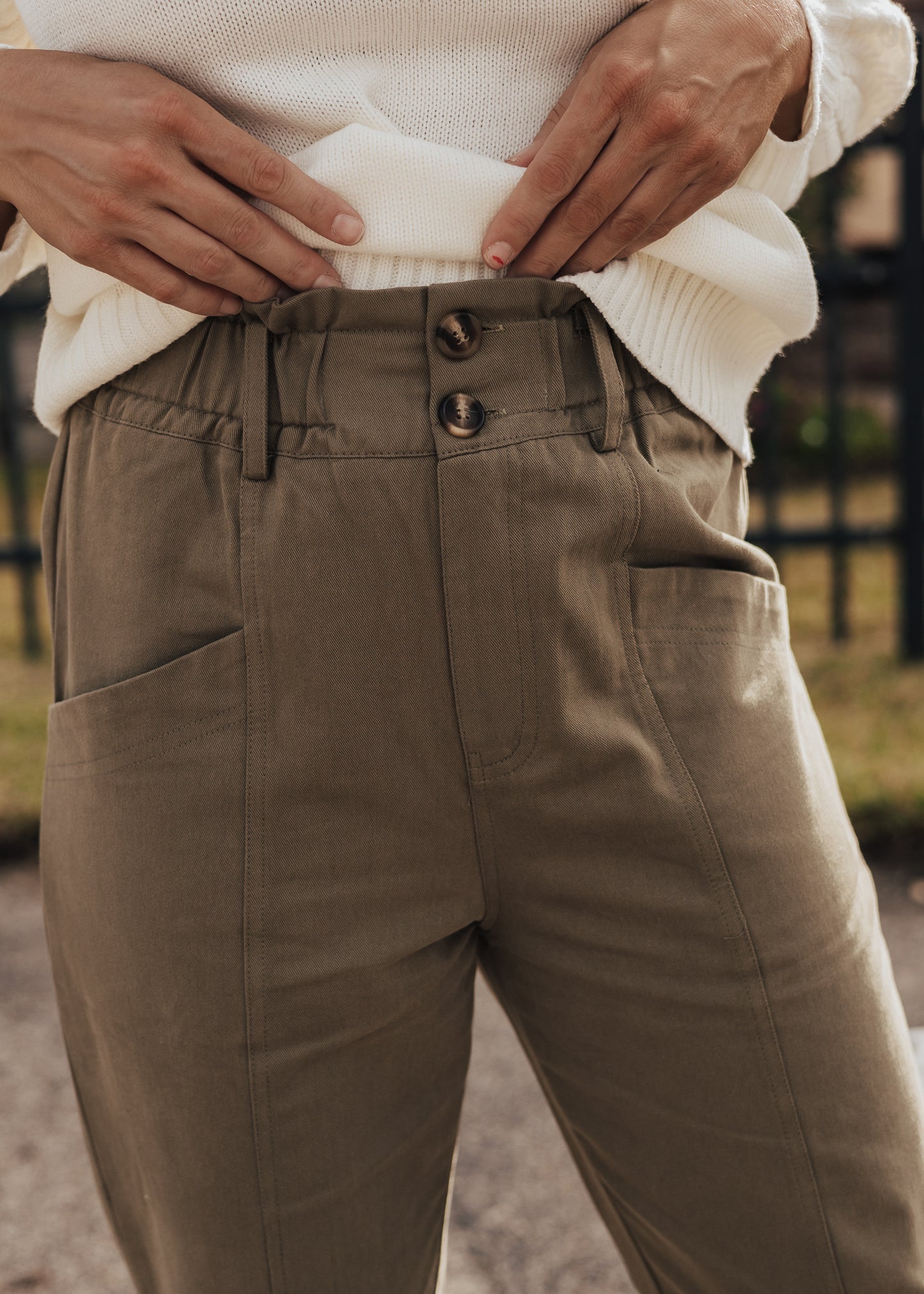 SMALL: Marsha Pants *OLIVE