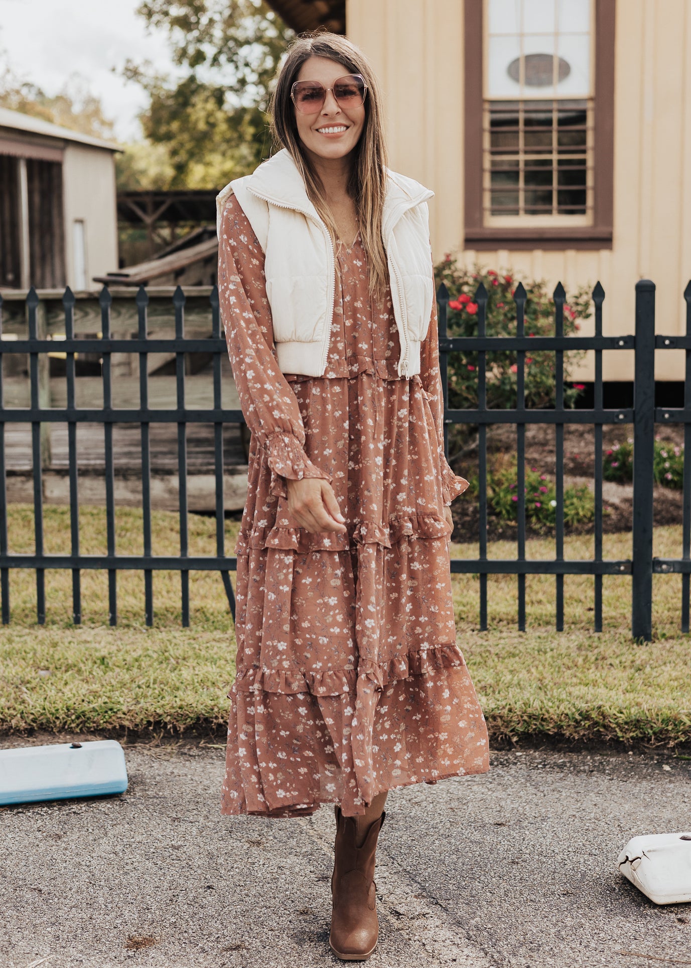 SMALL: Fitted Puff Vest *CREAM