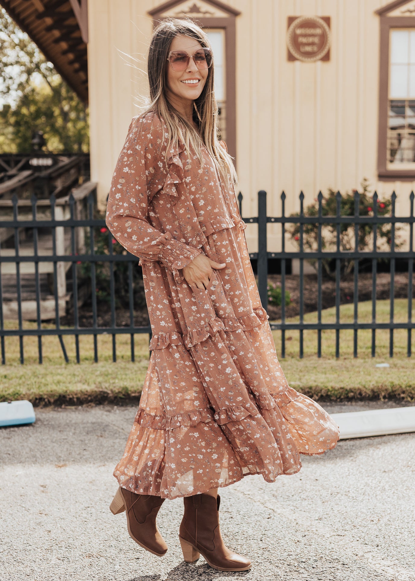 SIZE 6, 7.5, 8: Mia Boot MARKUS (6-10) *COGNAC