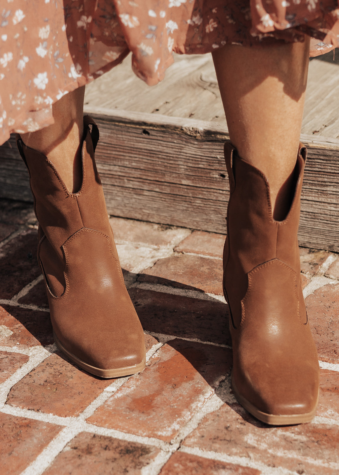 SIZE 6, 7.5, 8: Mia Boot MARKUS (6-10) *COGNAC