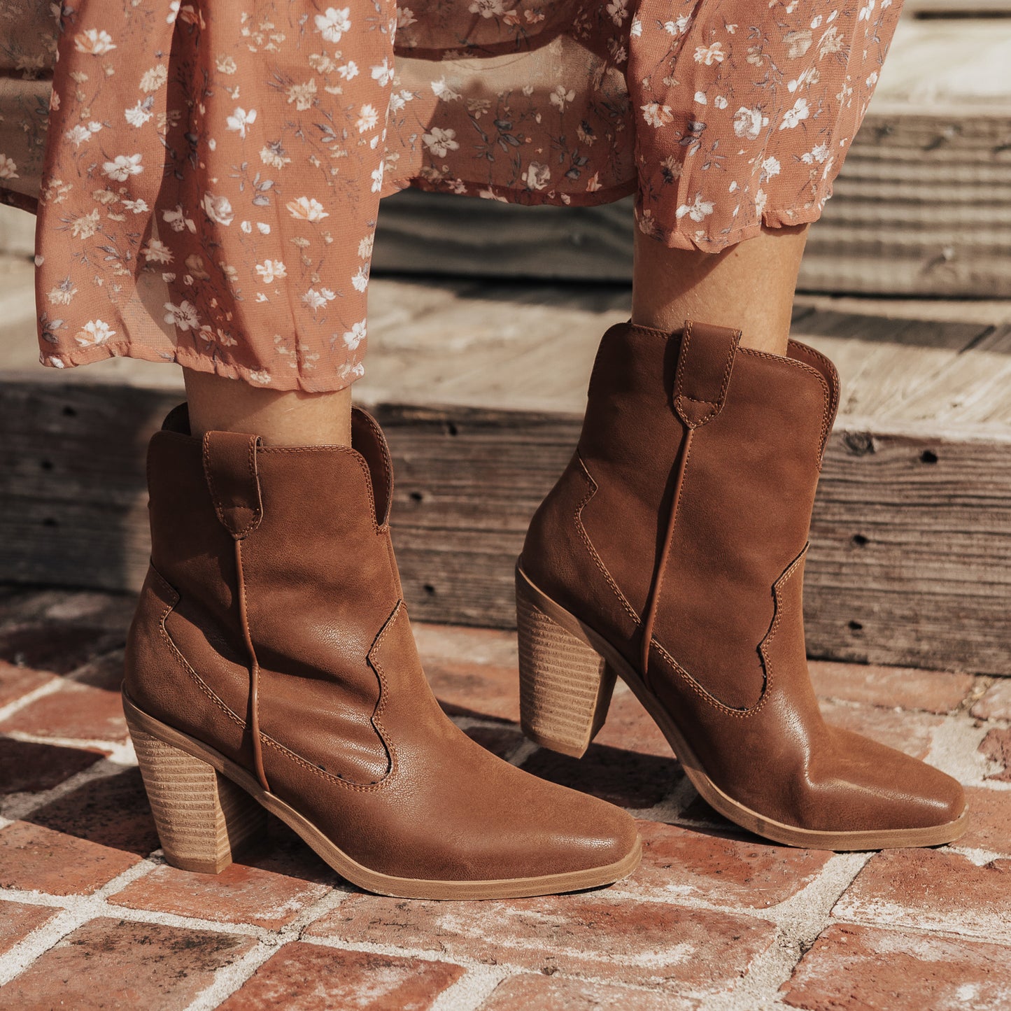 SIZE 6, 7.5, 8: Mia Boot MARKUS (6-10) *COGNAC