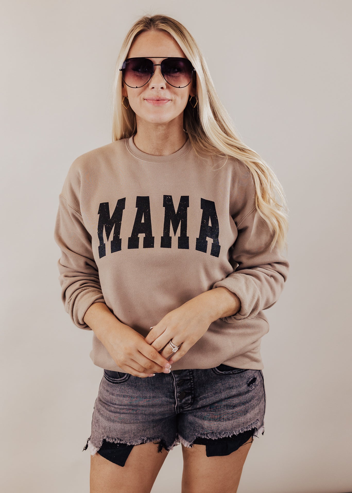 Mama Sweatshirt *Tan (S-2x)