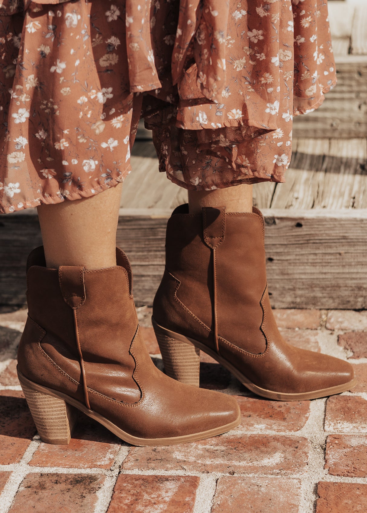 SIZE 6, 7.5, 8: Mia Boot MARKUS (6-10) *COGNAC