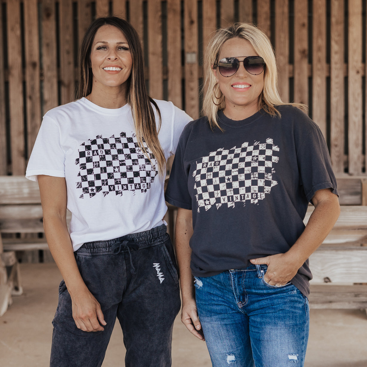 Rad Vintage Tee *White (S-2X)