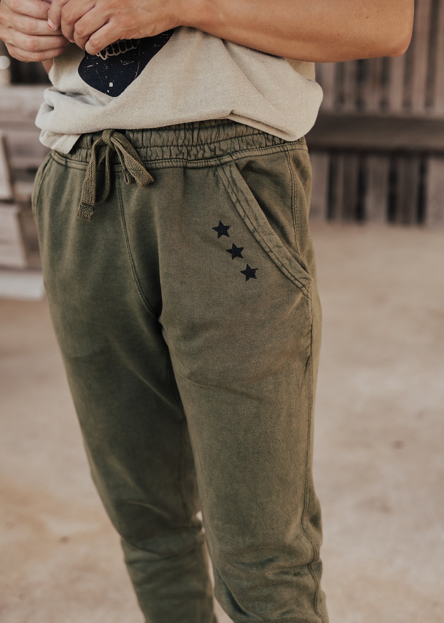 Star Vintage Joggers *Olive (S-3X)