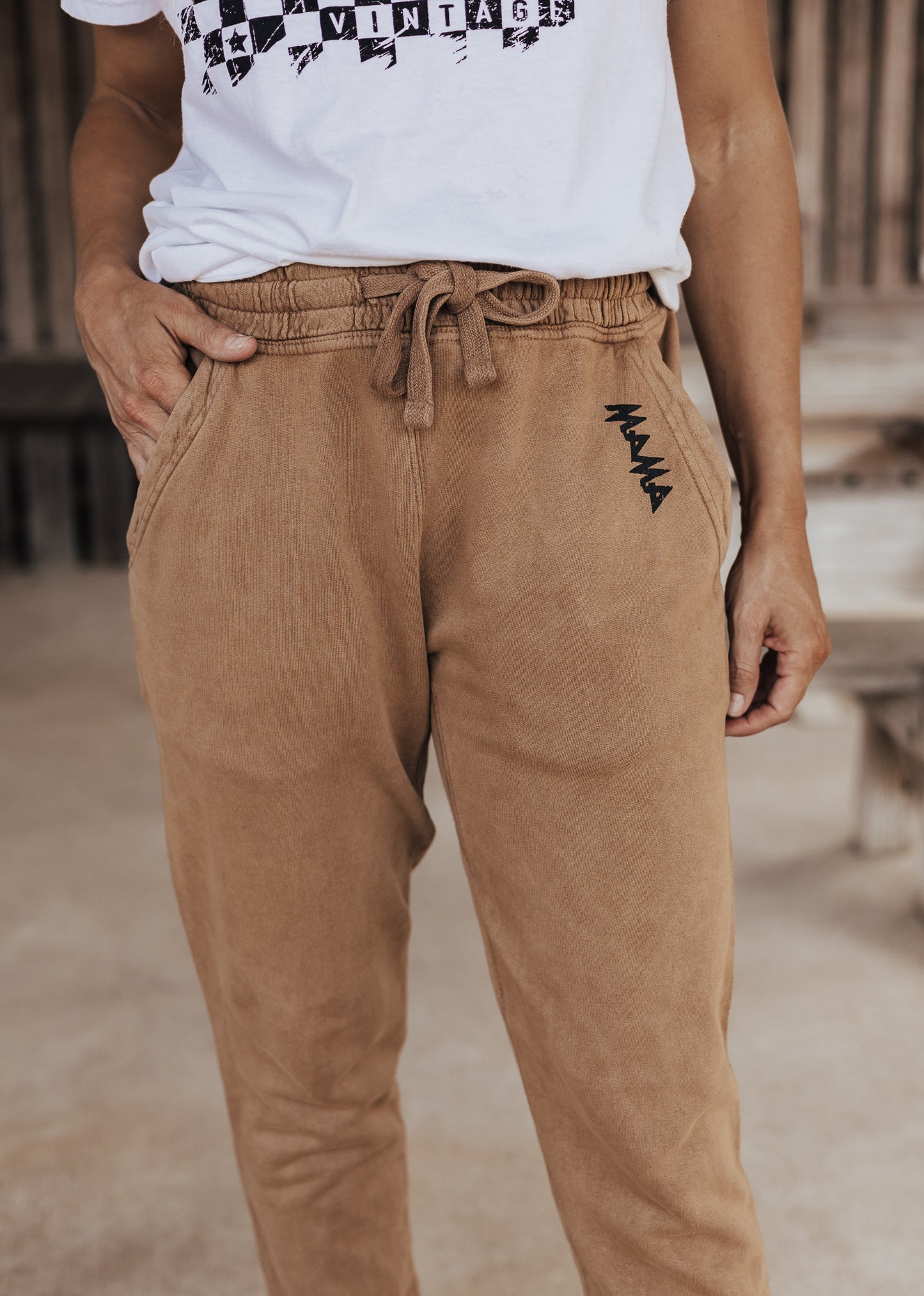 Mama Vintage Joggers *Camel (S-3X)