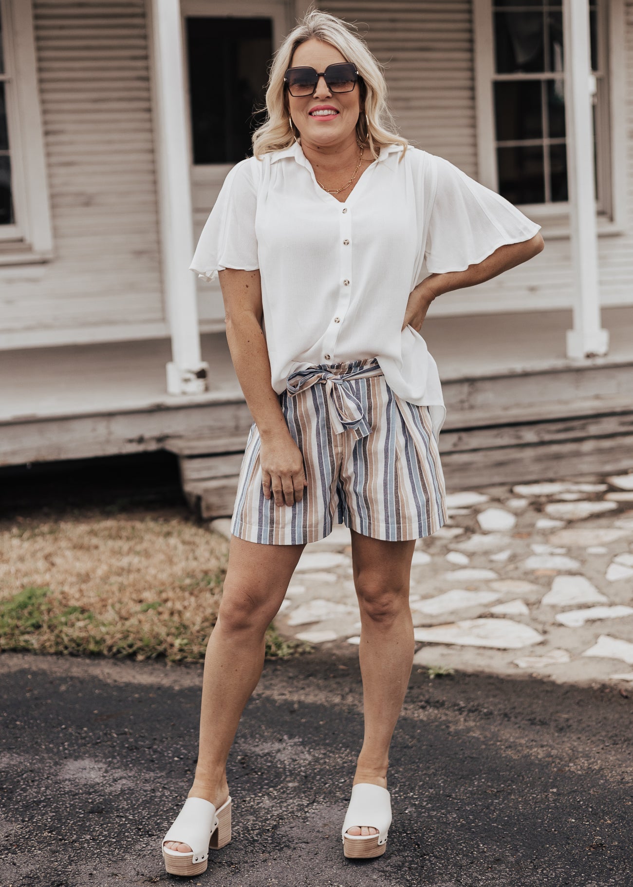 SIZE 7.5, 8: Shu Shop GINA (6.5-11) *BONE