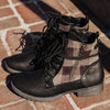 Very G DONNY Shoe (6-11) *BLACK/CHECKERED