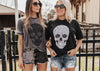 PRE-ORDER: Skull Tee *Grey Acid Wash (S-2X)