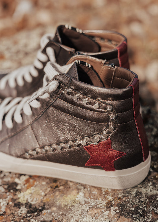 SIZE 8.5: Shu Shop RIRI Shoe (6-11) *PEWTER