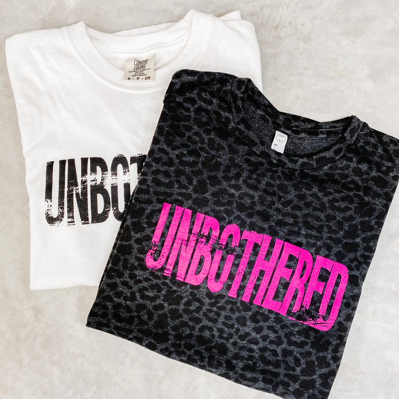 Unbothered Tee *White (S-3X)
