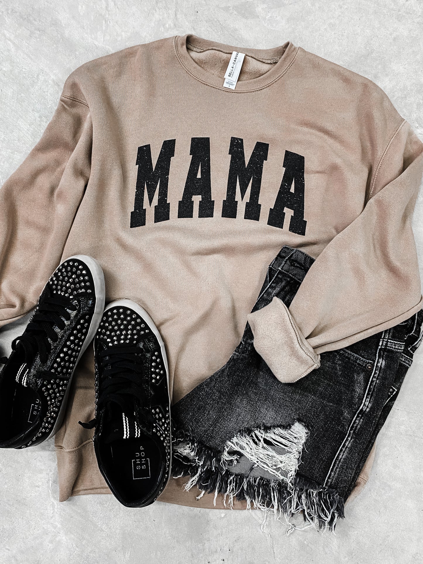 Mama Sweatshirt *Tan (S-2x)