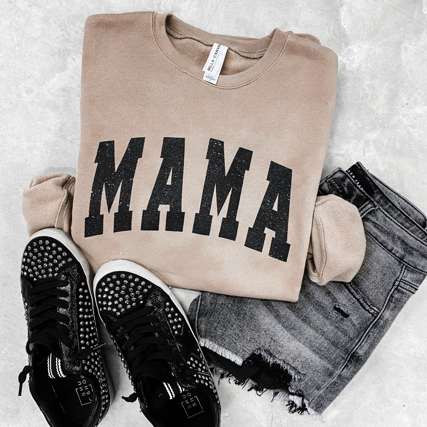 Mama Sweatshirt *Tan (S-2x)