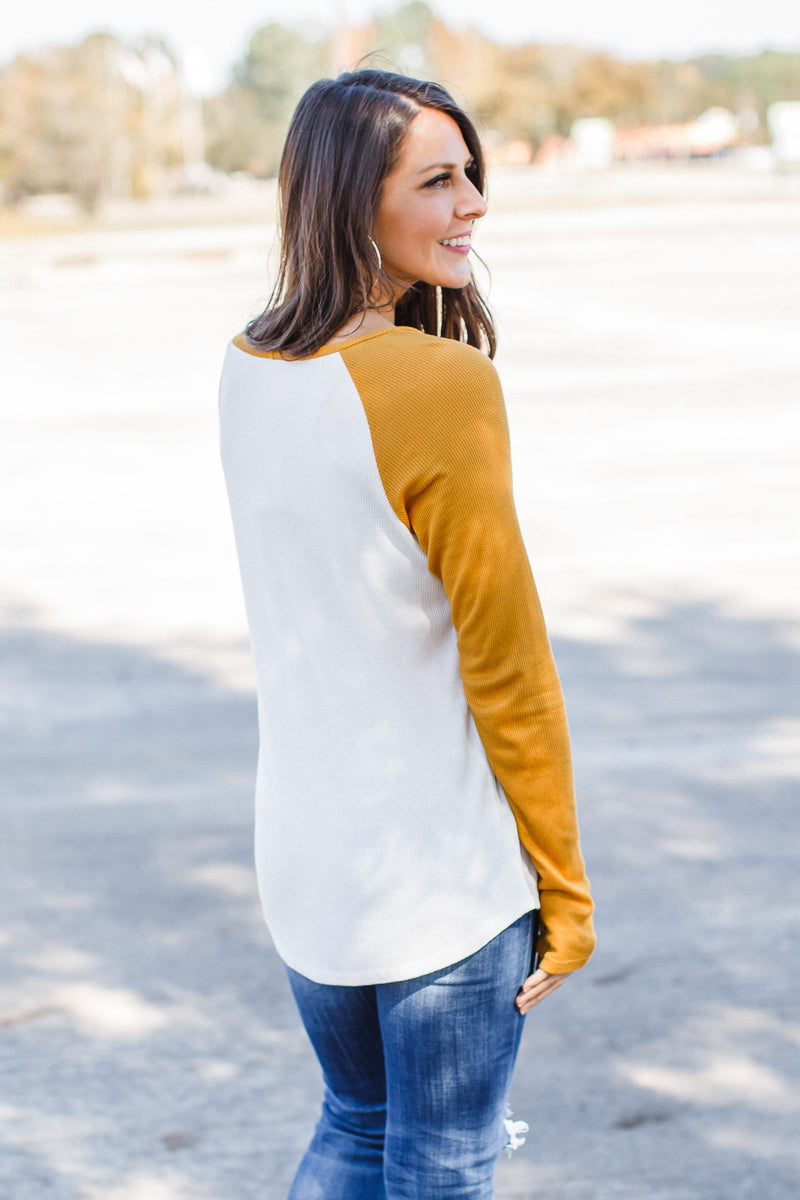 Thermal Basic Top (S-XL) *MUSTARD