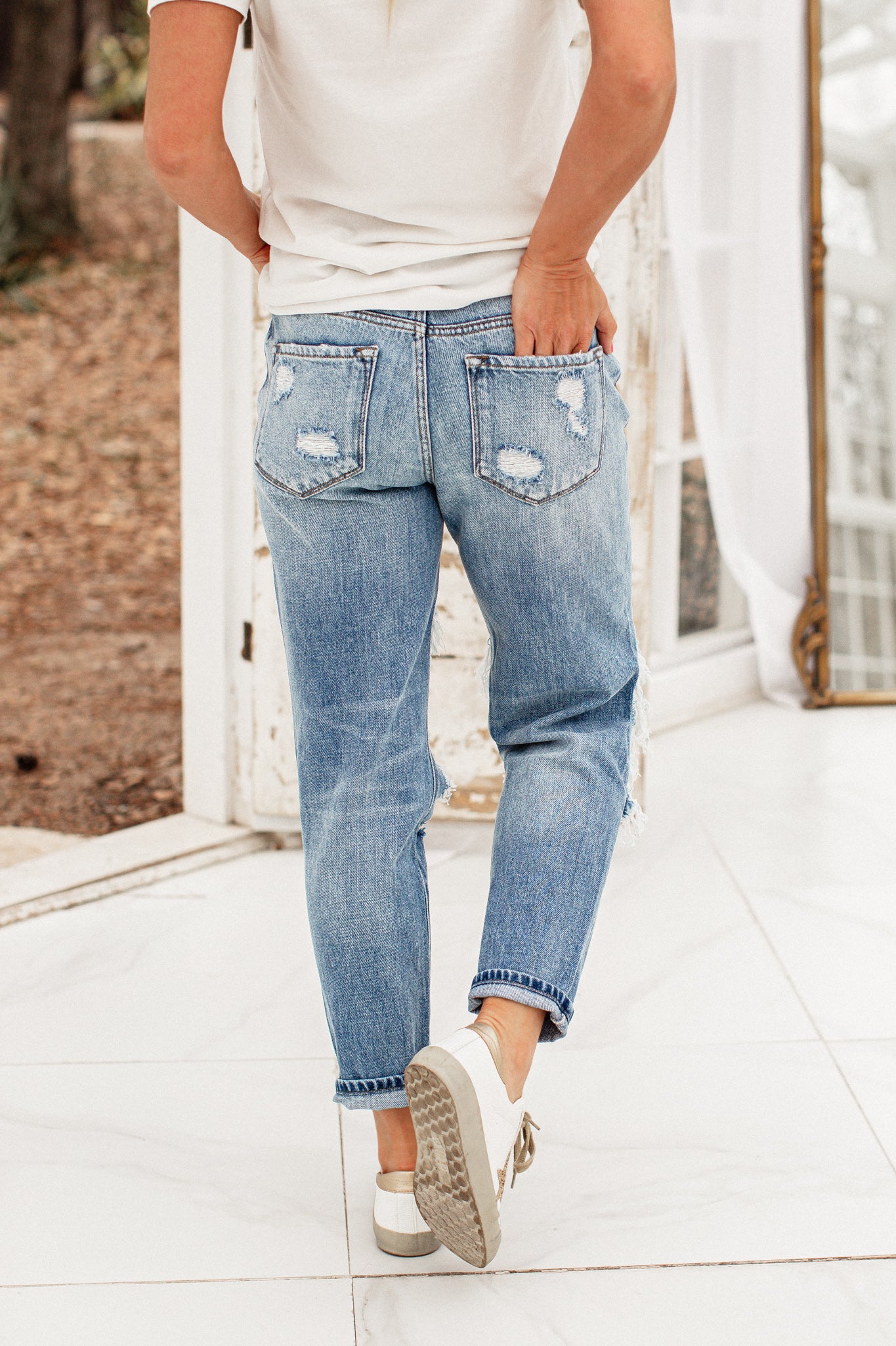 Betty Destroyed KanCan Boyfriend Jeans (1-15)