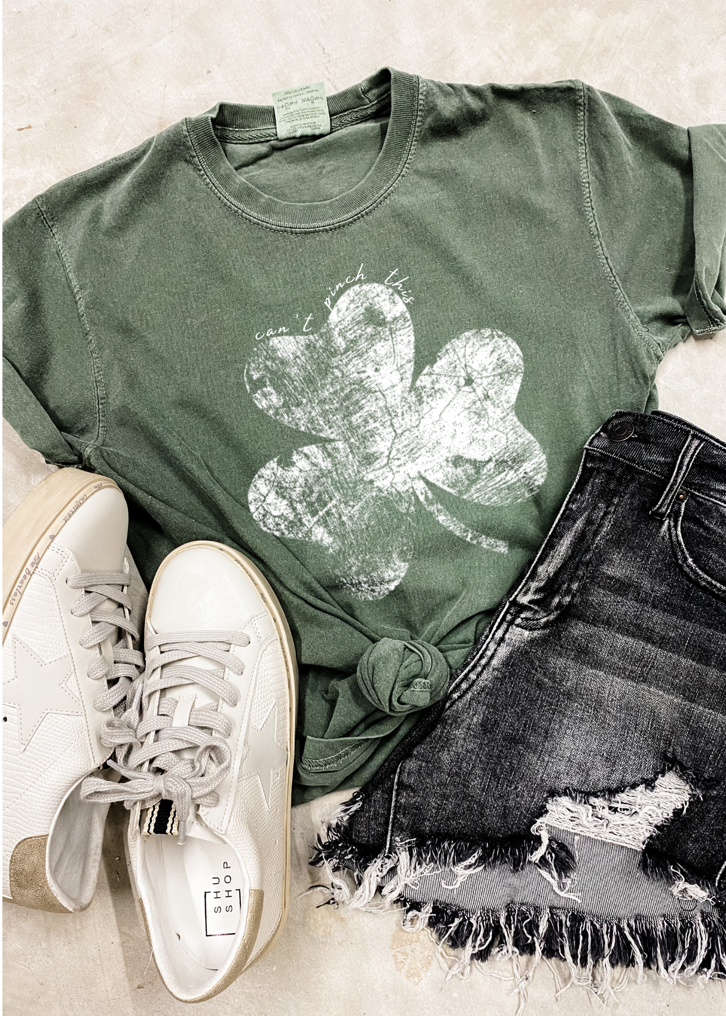 Pre-Order: Shamrock Tee *Moss Green (S-3X)