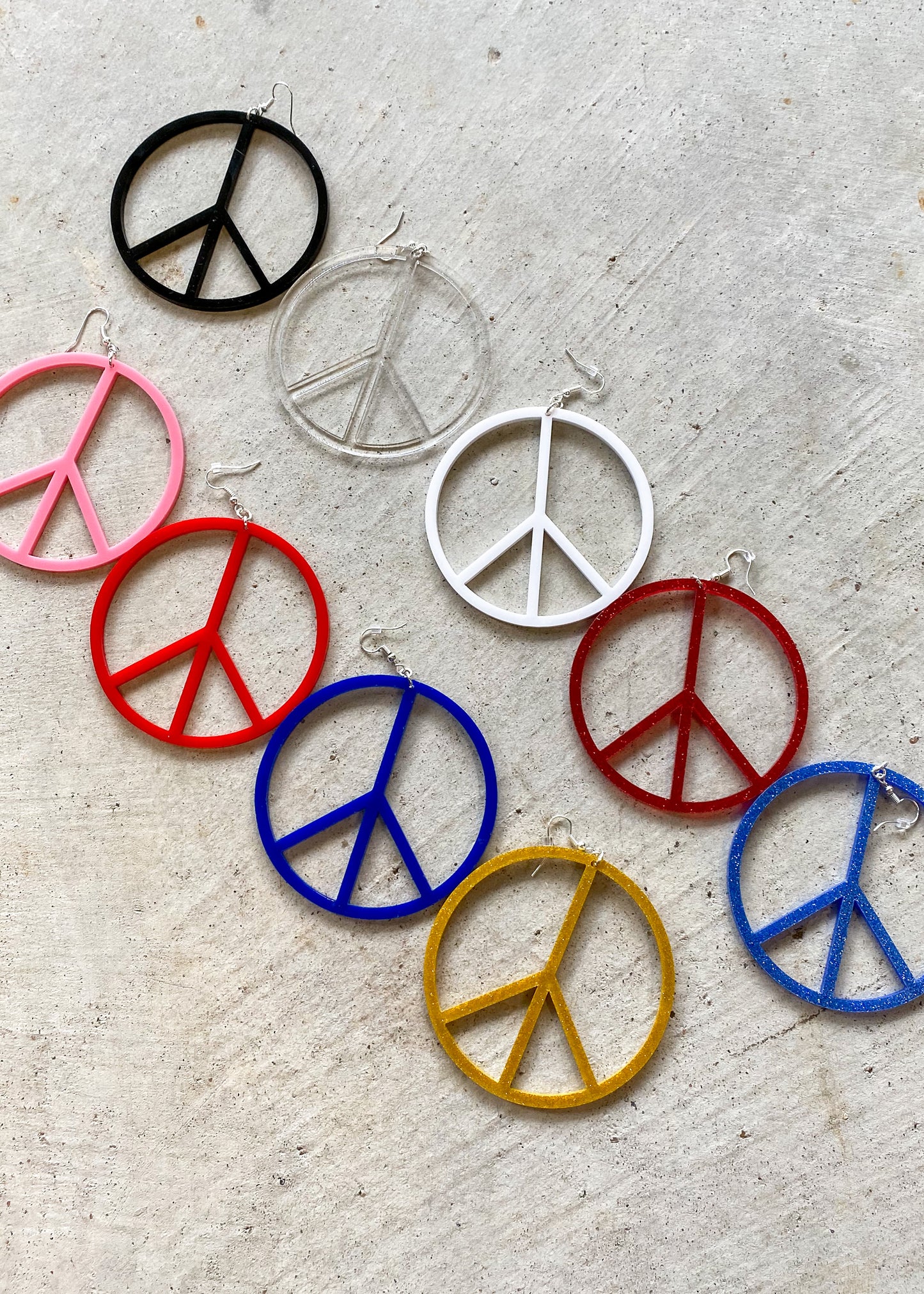 Peace Sign Earrings *9 COLORS