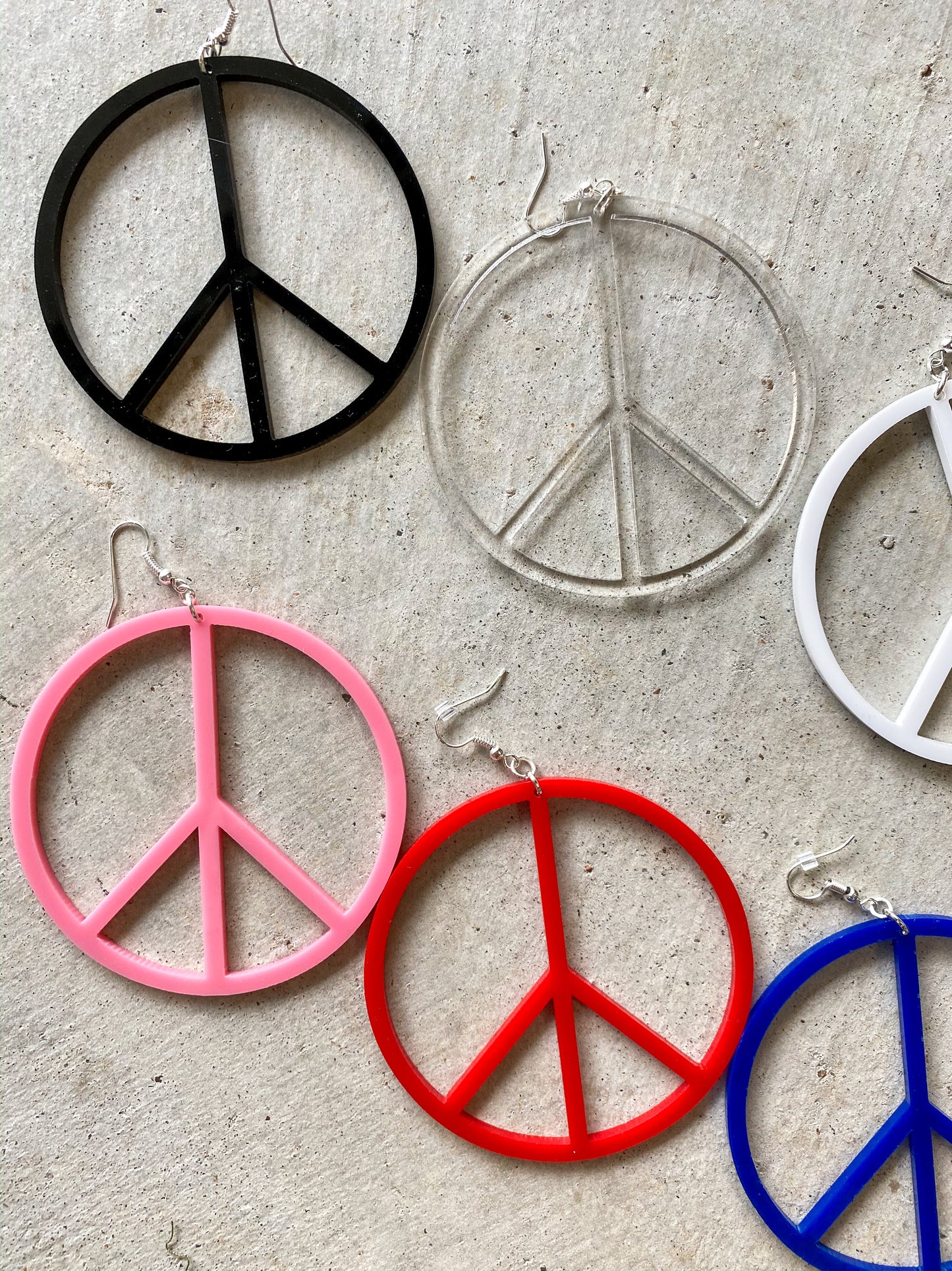 Peace Sign Earrings *9 COLORS